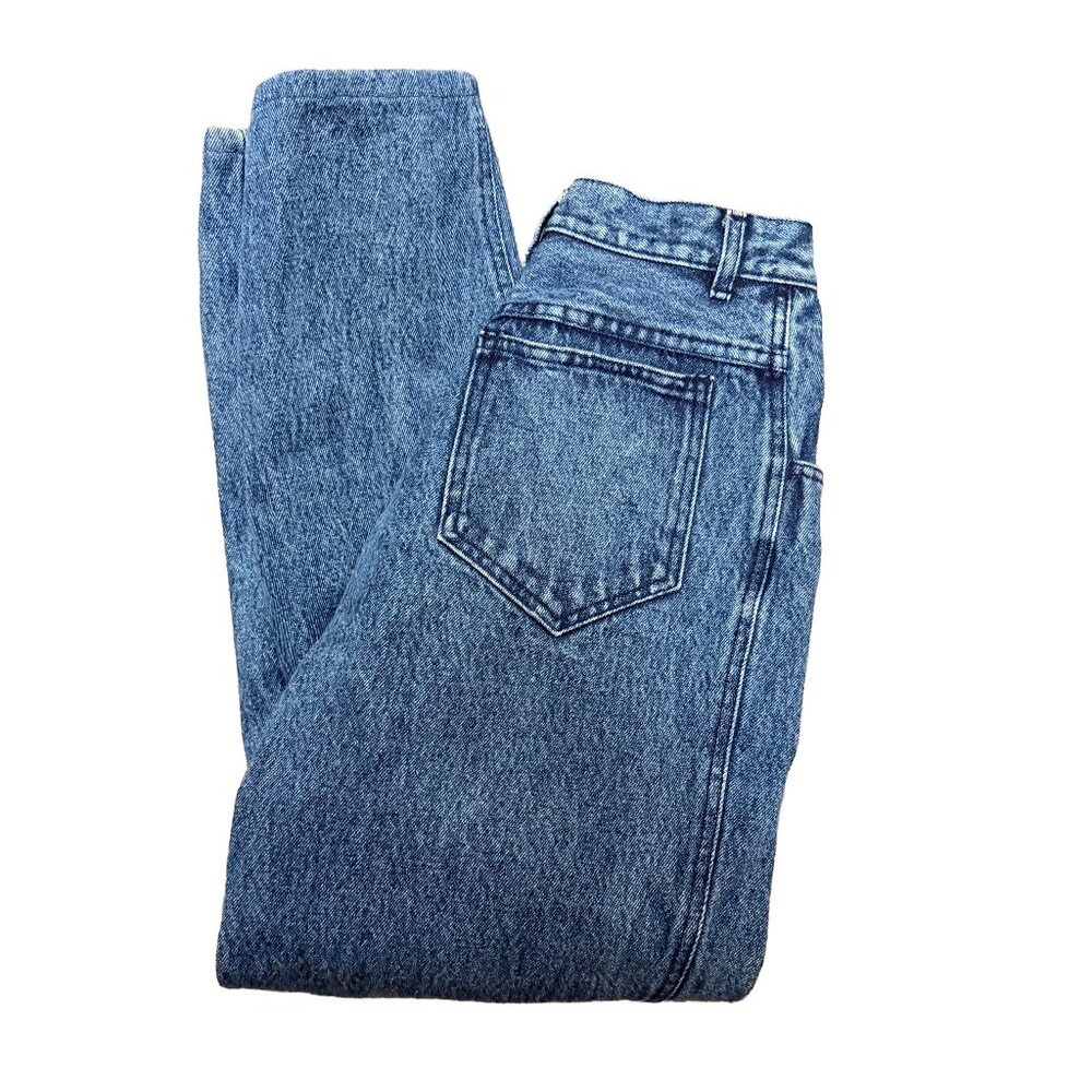 Woolrich Vintage High Rise Straight Leg Mom Jeans Indigo Blue Size 8 90s